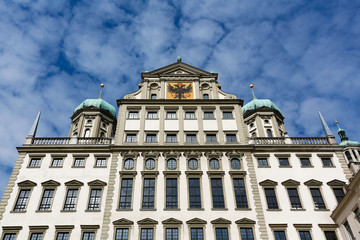 Augsburger Rathaus vom Elias-Holl-Platz