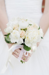 Fototapeta na wymiar Wedding flowers bouquet