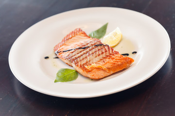 salmon steak