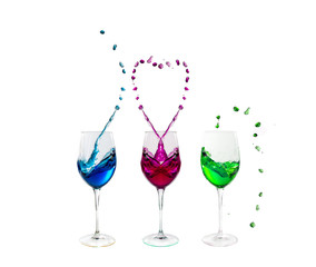 Glas voll Liebe