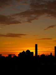 Fototapeta na wymiar New York City Water Tower Sunrise-19