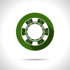 Vector chip  icon. Eps10