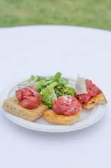 Variations of tartare