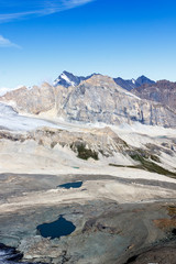 Erosione glaciale in alta montagna