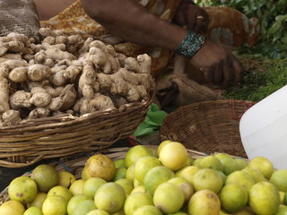 Mercado en la India