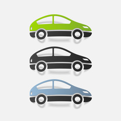 Fototapeta premium realistic design element: car