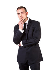 Thoughtful businessman