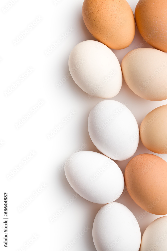 Poster fresh eggs