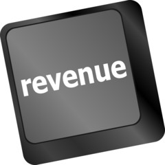 Revenue button on computer keyboard