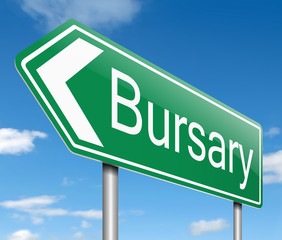 Bursary concept.