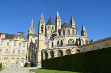 Fototapeta na wymiar Abbaye aux Hommes - Caen (Normandie)