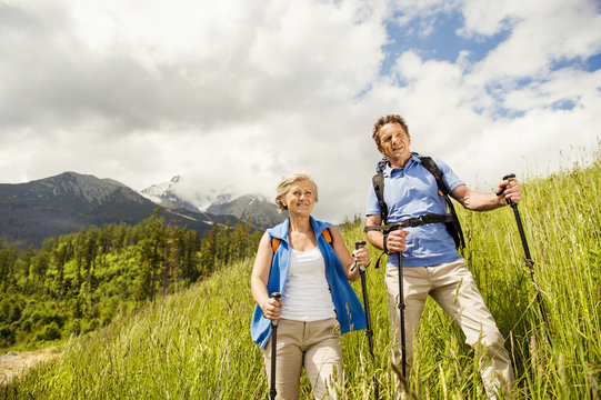 Senior Couple Hiking