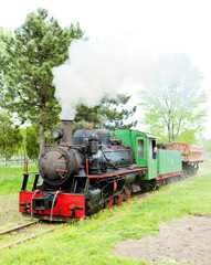 Fototapeta na wymiar steam locomotive, Kostolac, Serbia