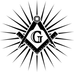 Freimaurer Symbol, G - Großer Architekt, Gott,