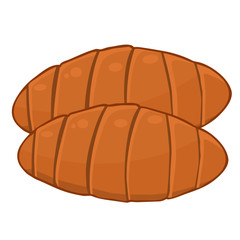 croissants isolated illustration