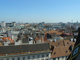 Fototapeta na wymiar Vienna's roofs