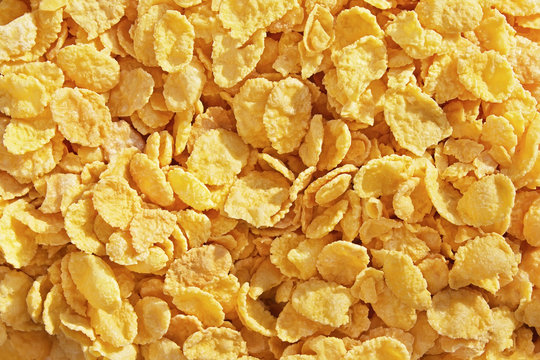 Honey cornflakes for tasty breakfast