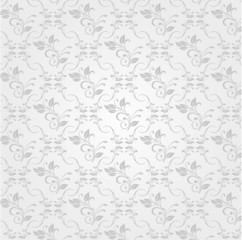 Vector white ornament background