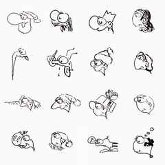 facial expression comic cartoon style