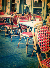 old-fashioned Cafe terrace