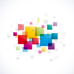 Vector concept of network, white background
