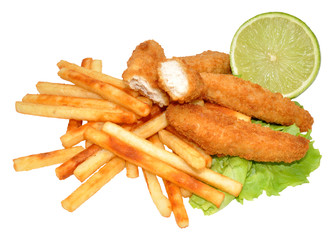 Chicken Goujons And Fries