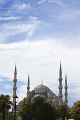 Fototapeta na wymiar Blue mosque
