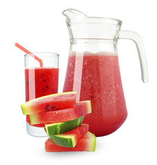Fresh watermelon juice