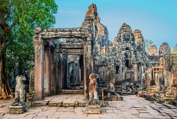 prasat bayon temple Angkor Thom Cambodia