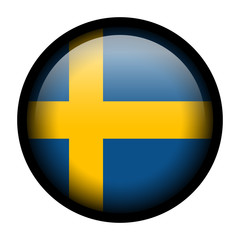Flag button - Sweden