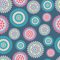 abstract flower pattern