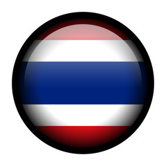 Flag button illustration with black frame - Thailand