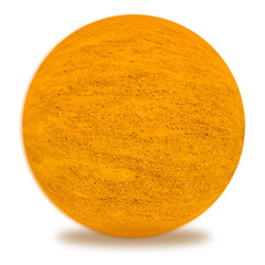 boule de terre ocre