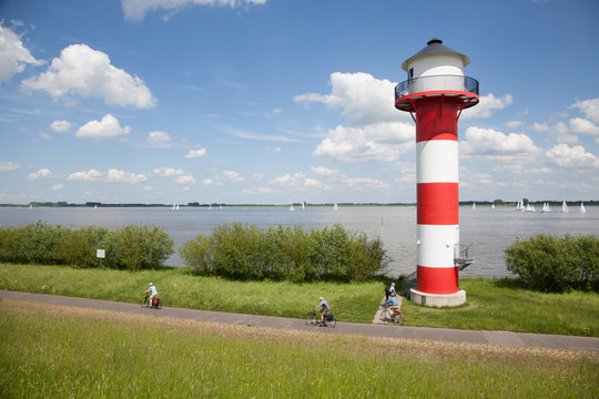 Hamburg, Elbe, Leuchtturm, Altes Land