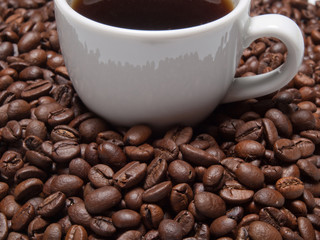 A cup of coffe to get energy and become vivacious