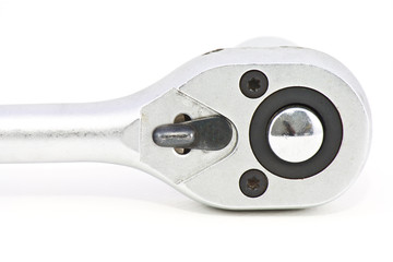 socket wrench on white background
