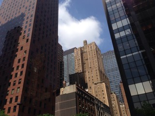 Fototapeta na wymiar architecture in Manhattan new york city
