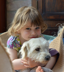 dans le panier du chien