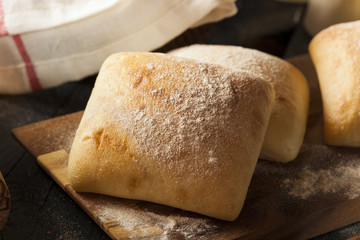 Fresh Homemade Ciabatta Buns