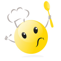 Hygieneampel Bewertung Gastronomie Smiley gelb