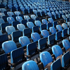 Venue - stadium chairs