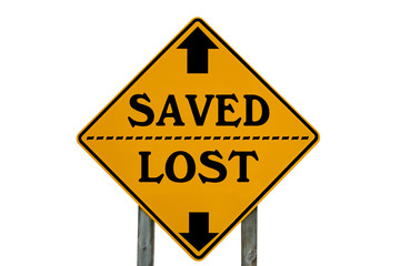 Religious Yellow Road Sign