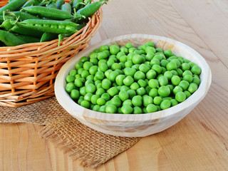 Green pea crops
