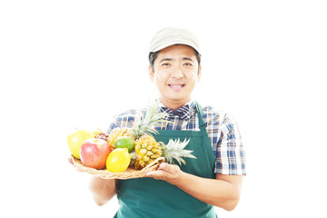 笑顔のウェイター