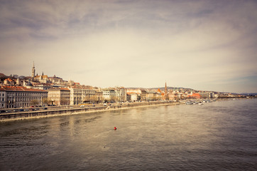 Obraz premium view of historic architectural in Budapest, Hungary