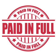 paid in full stamp