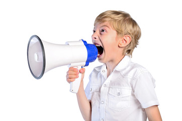 closeup of young boy