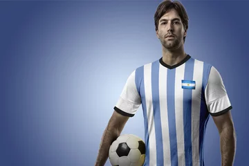Deurstickers Argentinian soccer player © beto_chagas