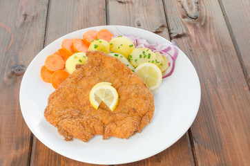 German schnitzel