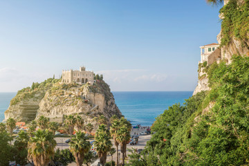 Naklejka premium Santa Maria Dell'Isola, Tropea, Italy